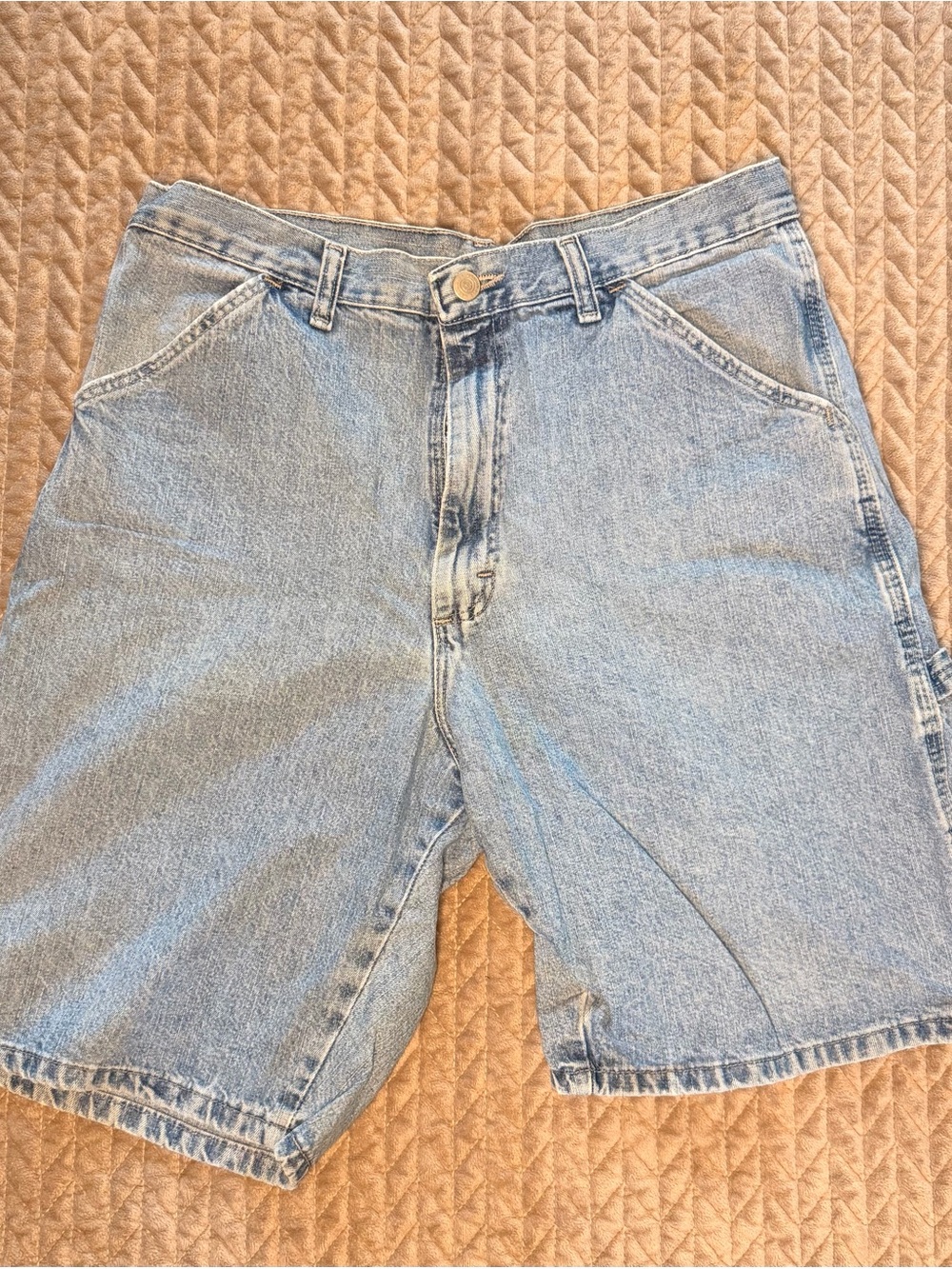 Vintage 90s Wrangler Light Wash Denim Jean Shorts